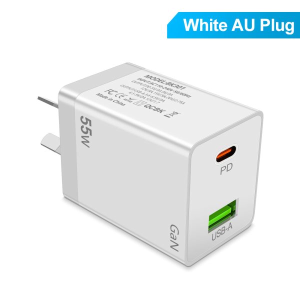 55W Gallium Nitride PD Fast Charging Mobile Phone Charger - Image 10