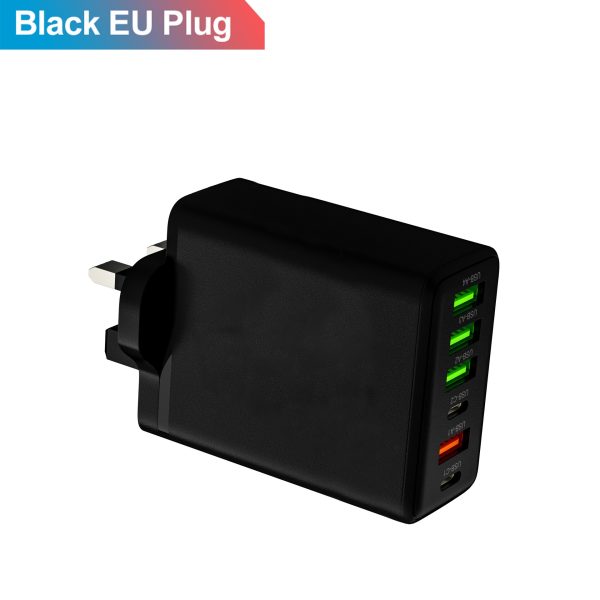 Multi interface mobile phone charger 2Type-c PD+4USB travel charging head - Image 5