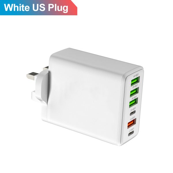Multi interface mobile phone charger 2Type-c PD+4USB travel charging head - Image 4