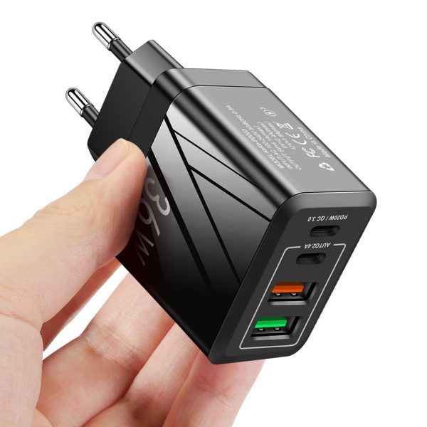 PD QC3.0+2.4A Type-c 2 USB Fast Charging Phone Charger - Image 6