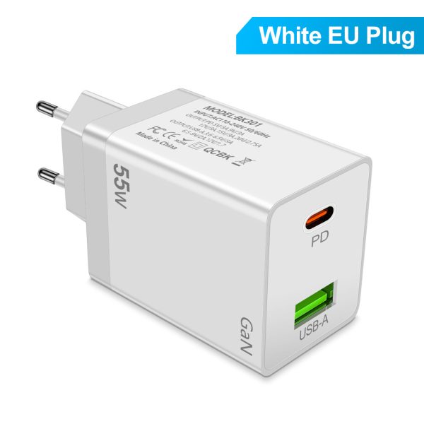 55W Gallium Nitride PD Fast Charging Mobile Phone Charger - Image 6