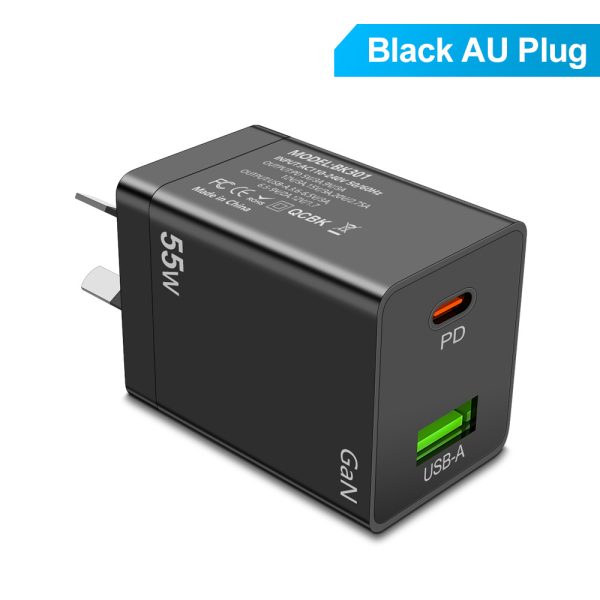 55W Gallium Nitride PD Fast Charging Mobile Phone Charger - Image 9