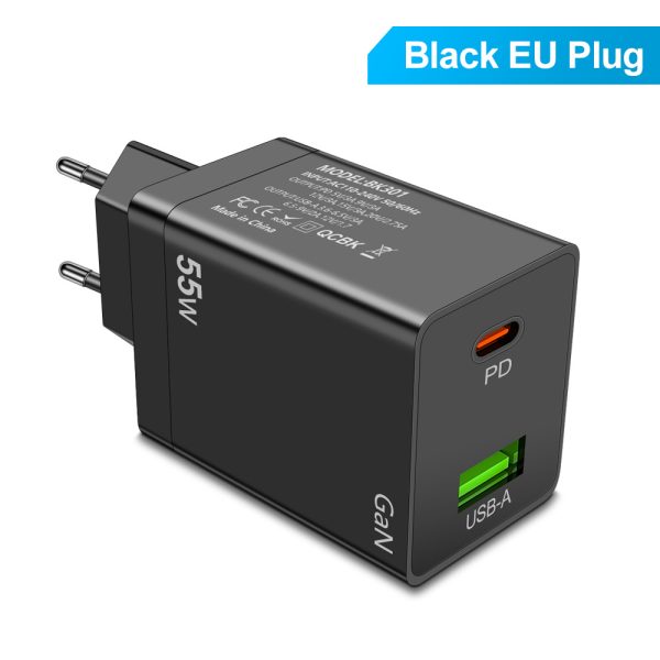 55W Gallium Nitride PD Fast Charging Mobile Phone Charger - Image 5
