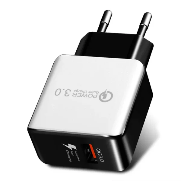 QC3.0 USB Charger EU Plug 18W Quick Charge 3.0 Fast Adapter Wall Mobile Phone Charger - Image 8